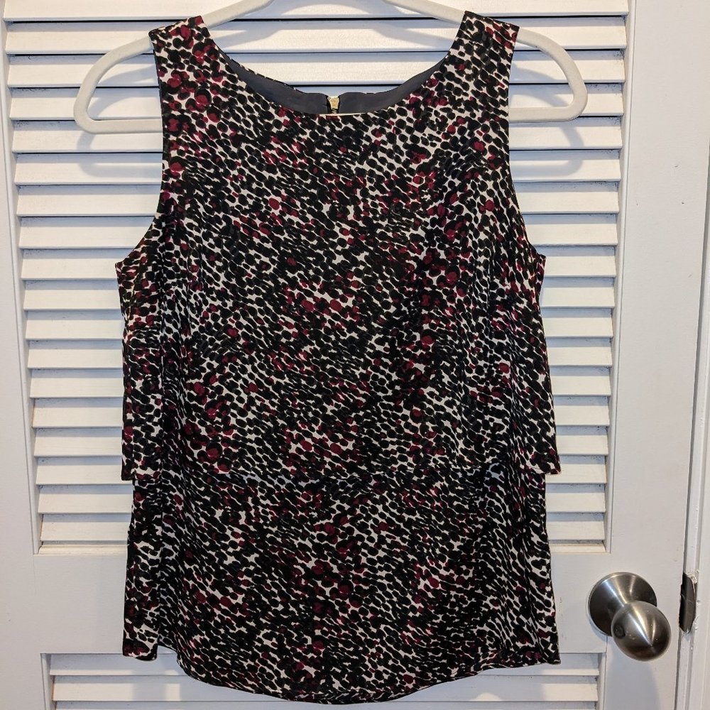 Ann Taylor Multicolor Sleeveless Blouse